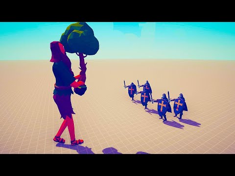 TREE GIANT VS EVERY UNIT 5X - Totally Accurate Battle Simulator TABS #17