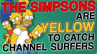 The Simpsons are Yellow to Catch Channel Surfers