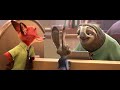 Zootopia Sloth Bank Scene Film Re Score