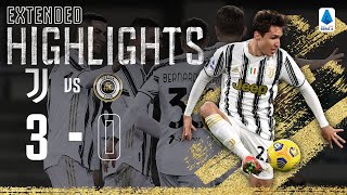 ملخص مباراة : يوفنتوس 3 × 0 سبيزيا ( الجولة 25 للدوري الإيطالي )