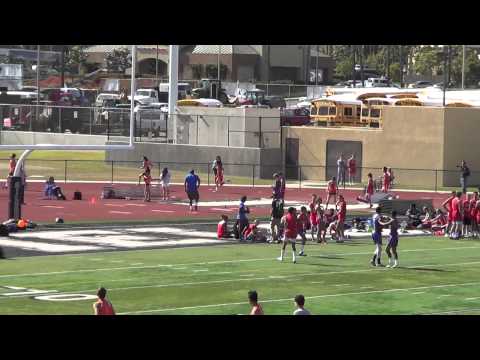 JVB 400m vs HB 4-24-14 - Los Alamitos Boys