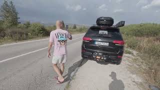 Paliekam Bosniją varom į Juodkalniją pakeliui partrenktas žmogus