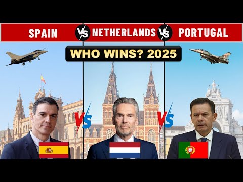 IBERIAN CLASH vs F-35 Power: Spain 🇪🇸 vs Netherlands 🇳🇱 vs Portugal 🇵🇹 Military Ranked 2025