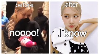 Rosé&#39;s reaction to being called pretty over the years