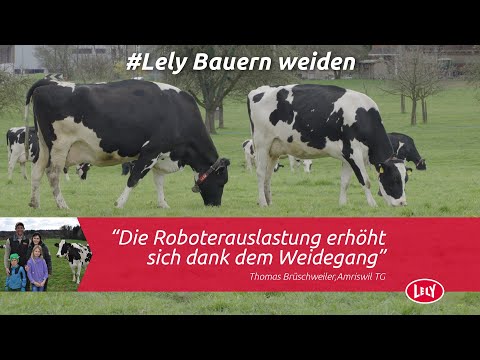 #LELY Bauern weiden! Zu besuch bei Familie Brüschweiler