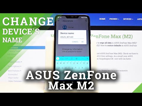 How to Change Device Name on ASUS Zenfone Max M2 – Personalize Device