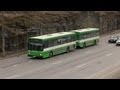 Двухсекционный автобус, часть 1/3 / Double section bus at Tallinn part1/3 ...