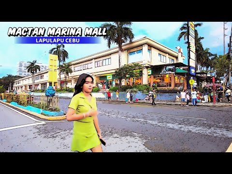 🐵[HD #CEBU 🇵🇭 ] MACTAN MARINA MALL || CIDADE LAPU-LAPU - Um tour virtual | Julho de 2023