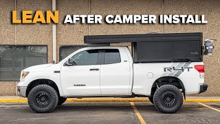 Fixing My Truck Lean After Camper Install
