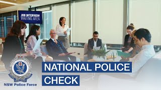 National Police Check: Receive within an hour - NSW Police Force