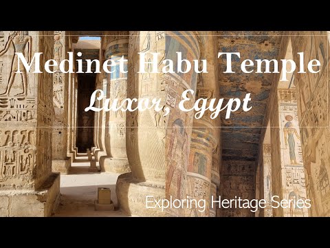Medinet Habu Temple 🇪🇬 I Luxor, Egypt I Full Tour 4K I 8 mins I 2023