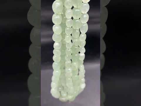 Green Aventurine Gemstone oval beads
