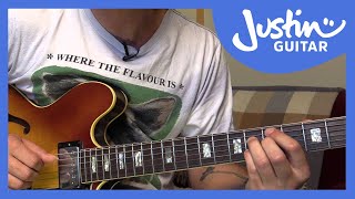 Jazz Standard: Blue Bossa - Chords - Kenny Dorham (Guitar Lesson JA-540)