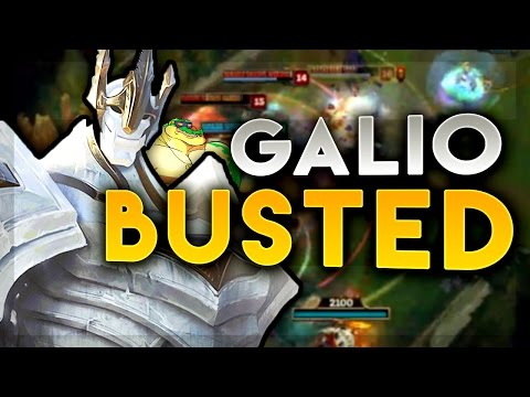 SoloRenektonOnly | HOW BUSTED IS THE NEW GALIO?! (LoL Best Moments)