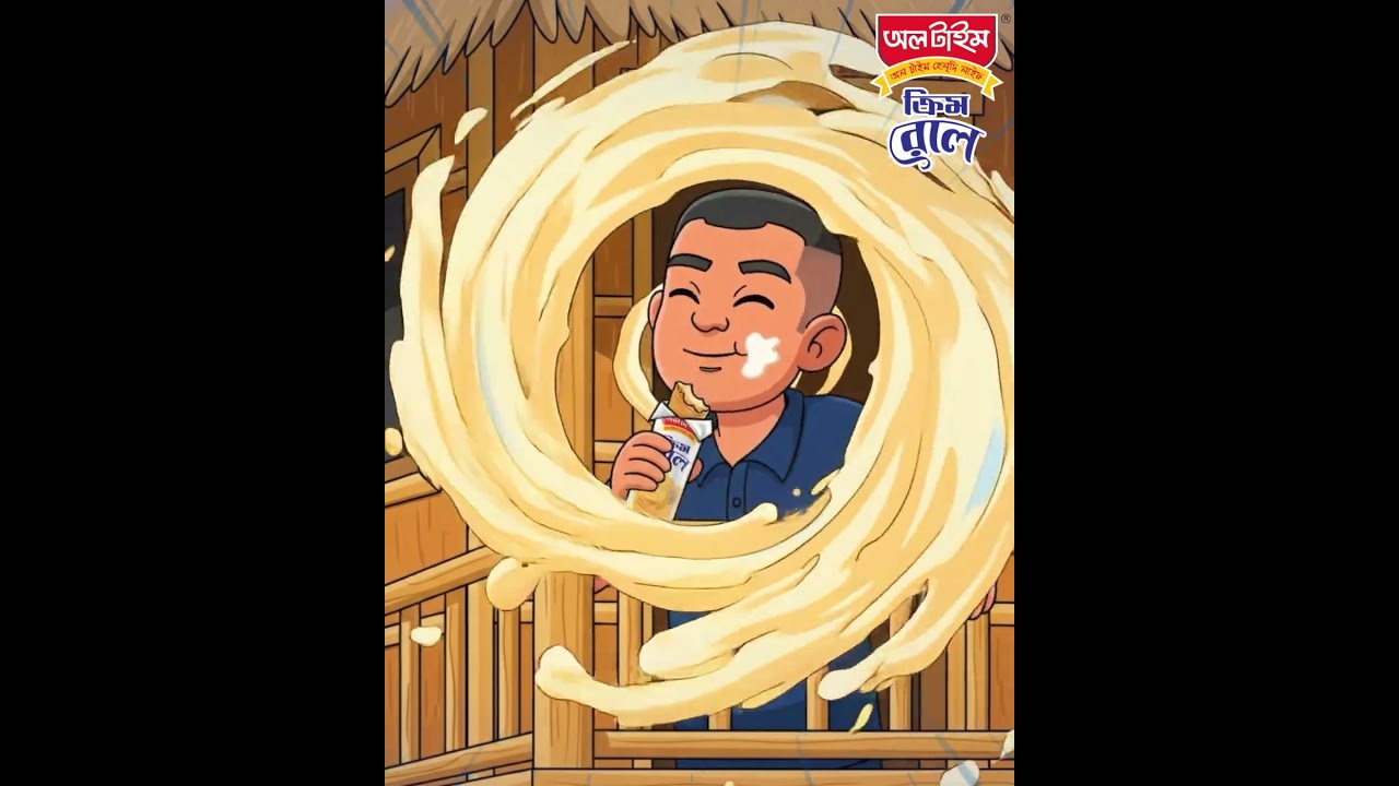 All Time Cream Roll Sylhet Dialect AI Brand Video Thumbnail