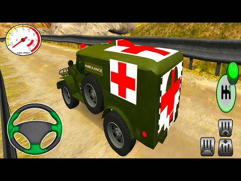 Kaiser M715 Jeep Ambulance Rescue Driving Simulator - Android Gameplay