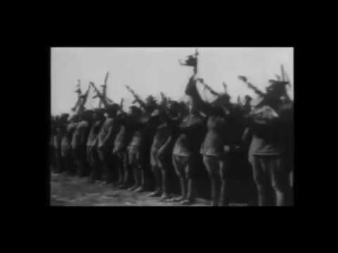 There march the soldiers