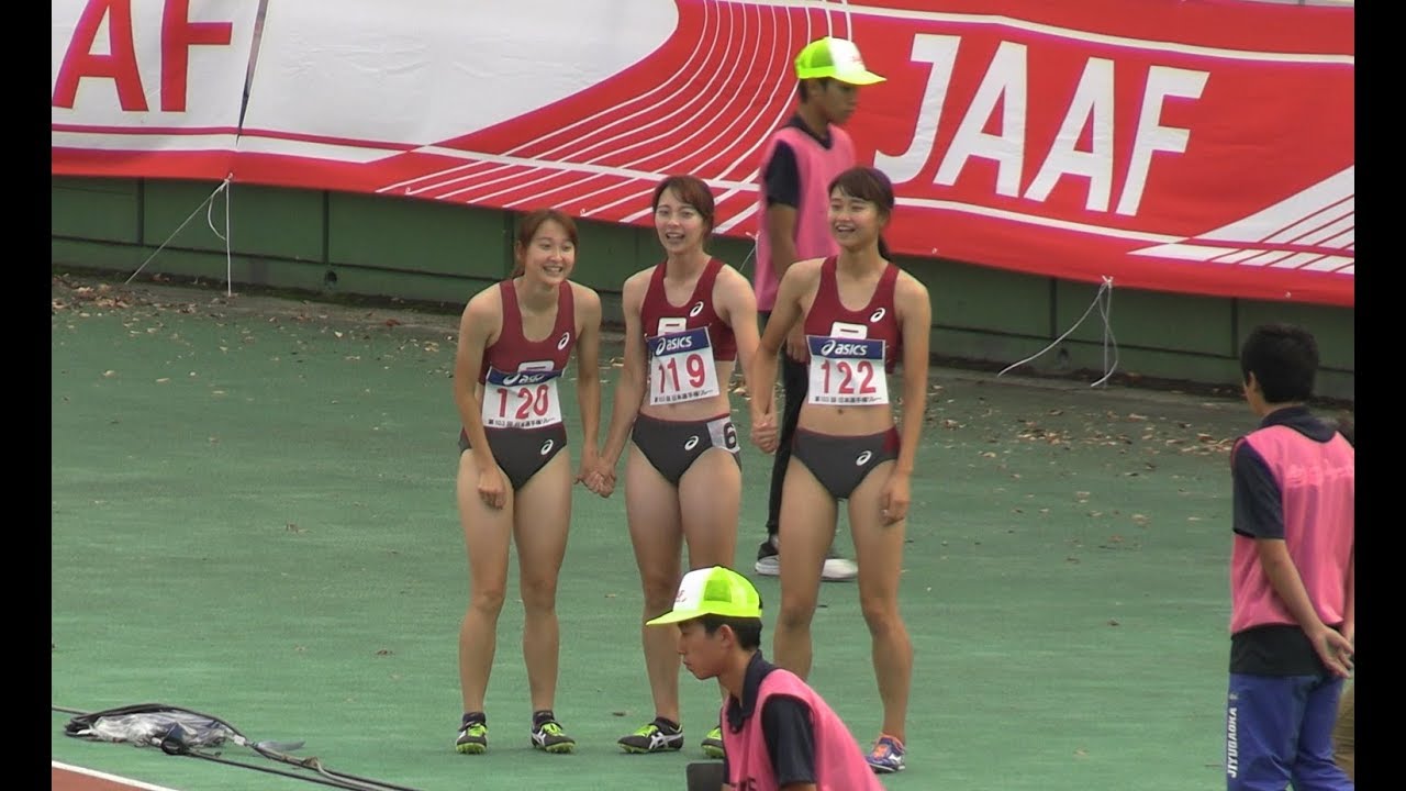 立命館が優勝  日本選手権リレー  女子4×100mリレー決勝  2019.10