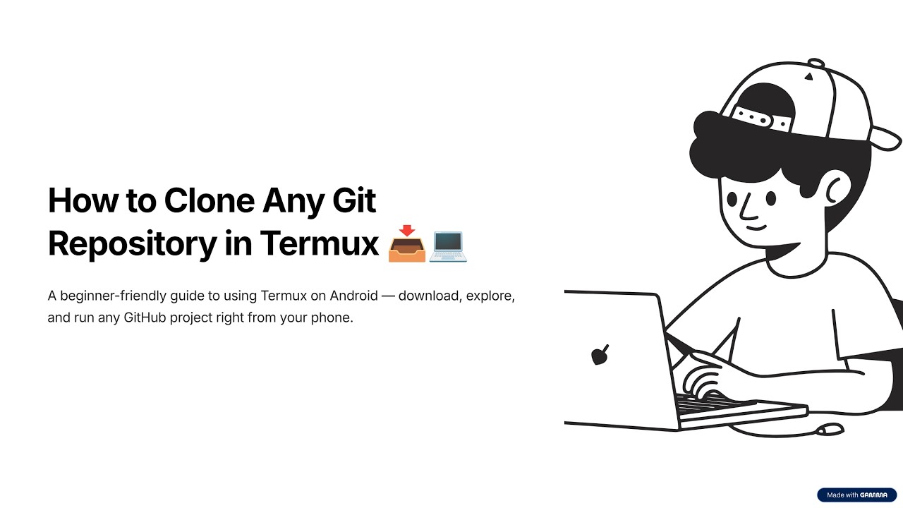 Clone ANY GitHub Repo in Termux , Beginner Tutorial