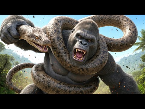 King Kong vs. Anaconda: The Ultimate Jungle Showdown!