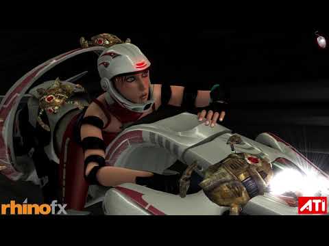 HD 60fps - ATI Radeon x800 Demo "Dangerous Curves" (Year 2005)