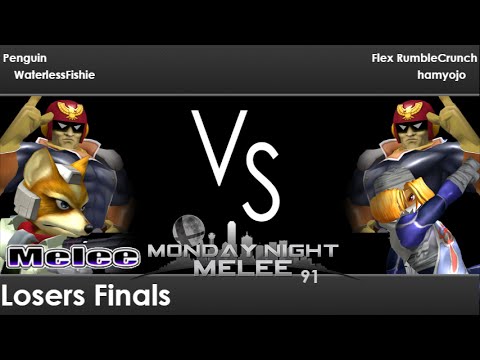 MNM 91 - Penguin + WaterlessFishie vs Flex RumbleCrunch + hamyojo - Losers Finals Melee