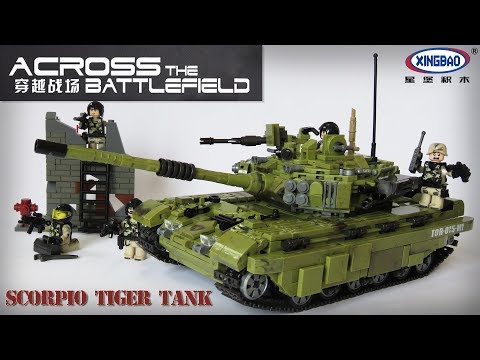 СКОРПИОН ТИГР ТАНК - ПО БИБЛИИ - XINGBAO - Неофициальный ЛЕГО Aliexpress (XB-06015 Build)