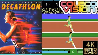 The Activision Decathlon Colecovision 4k Gameplay