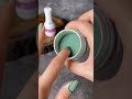 Shimmering Green Vibe Nude Base Stripe Nails Dipping Inspo