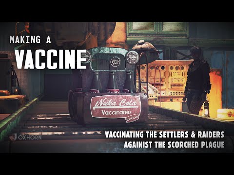 Making a Vaccine: Vaccinating the Settlers & Raiders Against the Plague - Fallout 76 Wastelanders