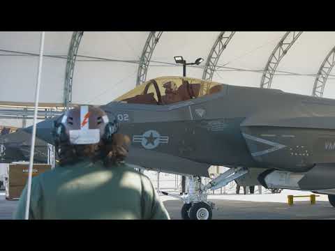 Flight Ops: Marine Corps F-35 Lightning IIs of VMFA-542 and VMFA-251