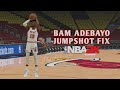 Bam Adebayo jumpshot fix