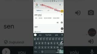 önce ingilizce öğren ayı😂😂(Google çeviri)