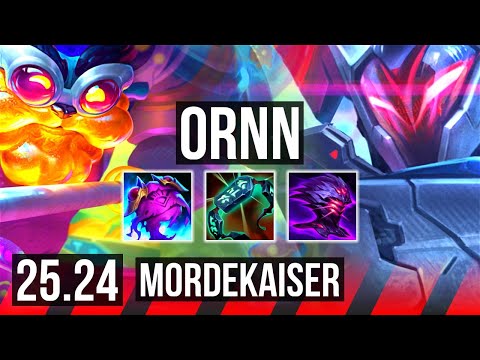 ORNN vs MORDEKAISER (TOP) | EUW Master | 25.24