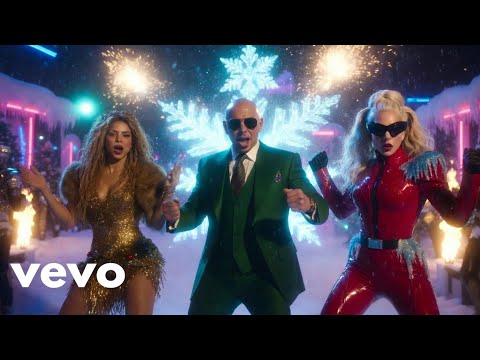 Pitbull ft Shakira, Lady Gaga. - Winter Heat (New hit song)
