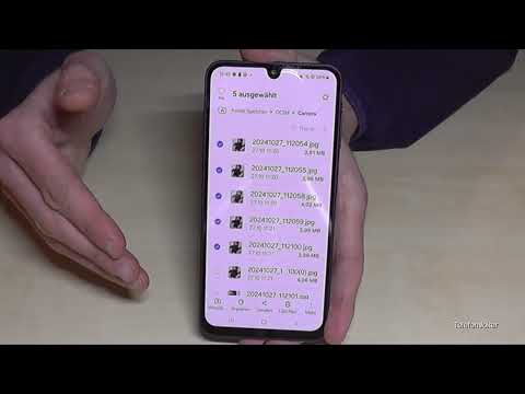 Samsung Galaxy A16 5G: Wie überträgt man Daten auf die SD-Karte?