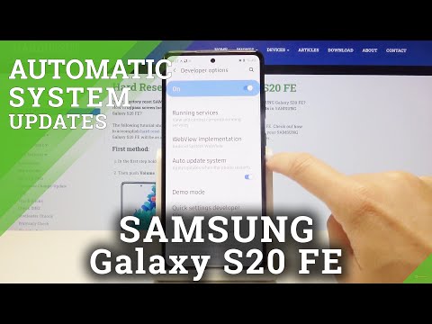 How to Allow Automatic Updates in SAMSUNG Galaxy S20 FE – Auto-Updates