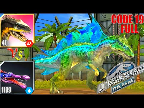 INDORAPTOR vs METRIORHYNCHUS - CODE 19 ALLONOGMIUS FULL | JURASSIC WORLD THE GAME