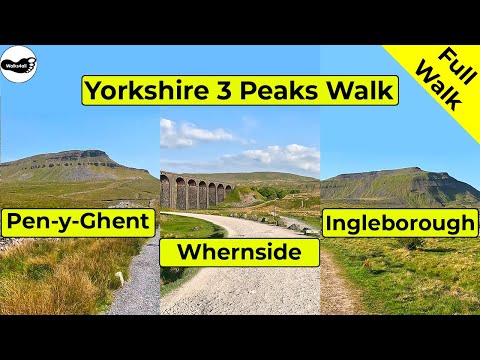 Yorkshire Three Peaks Walk from Horton in Ribblesdale (Pen-y-ghent, Whernside & Ingleborough)