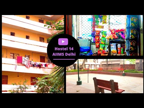 AIIMS Delhi Hostel 14 tour (part 1)
