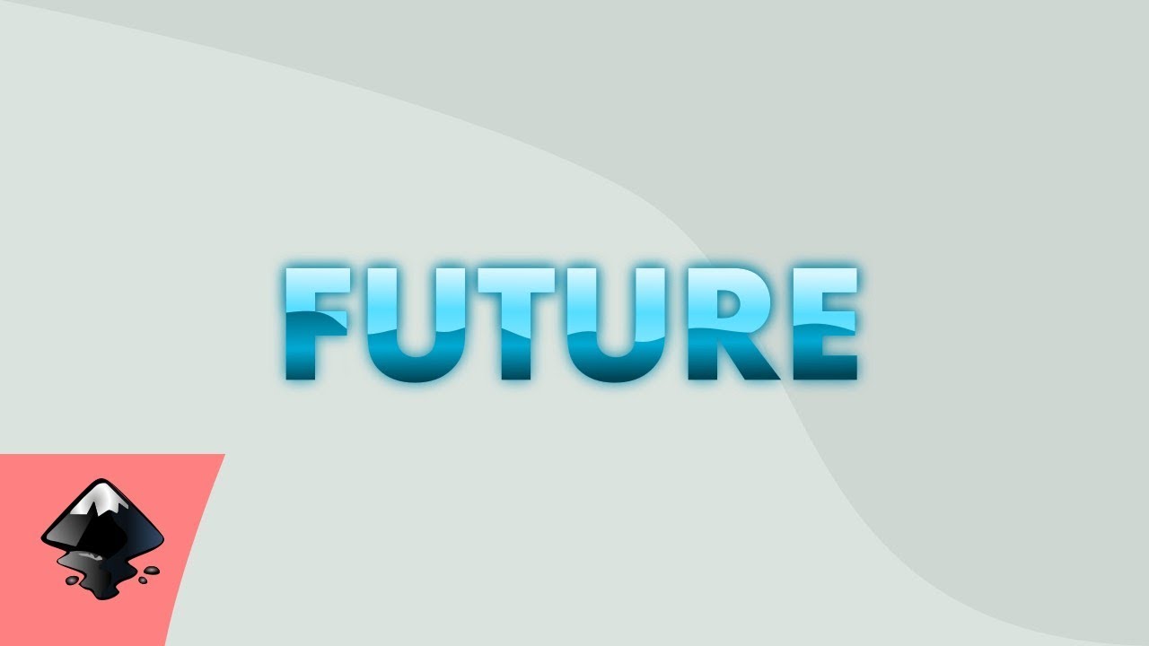 Inkscape Tutorials : Glossy Text Effect