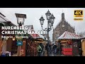 Nuremberg Christmas Market: City 4K Walking Tour | Nürnberger Christkindlesmarkt - Bavaria, Germany