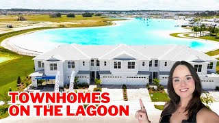 Inside Tampa's 15-Acre Crystal Lagoon | Maintenance-Free Townhomes at Mirada [San Antonio, FL]