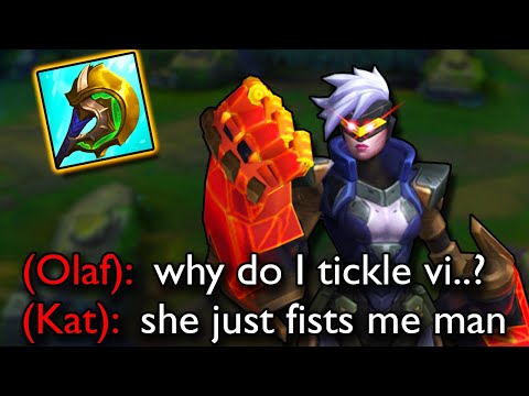 Doing TONS of damage while being EXTREMELY Tanky on Vi