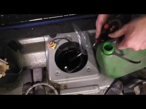 How to siphon fuel out of a modern car