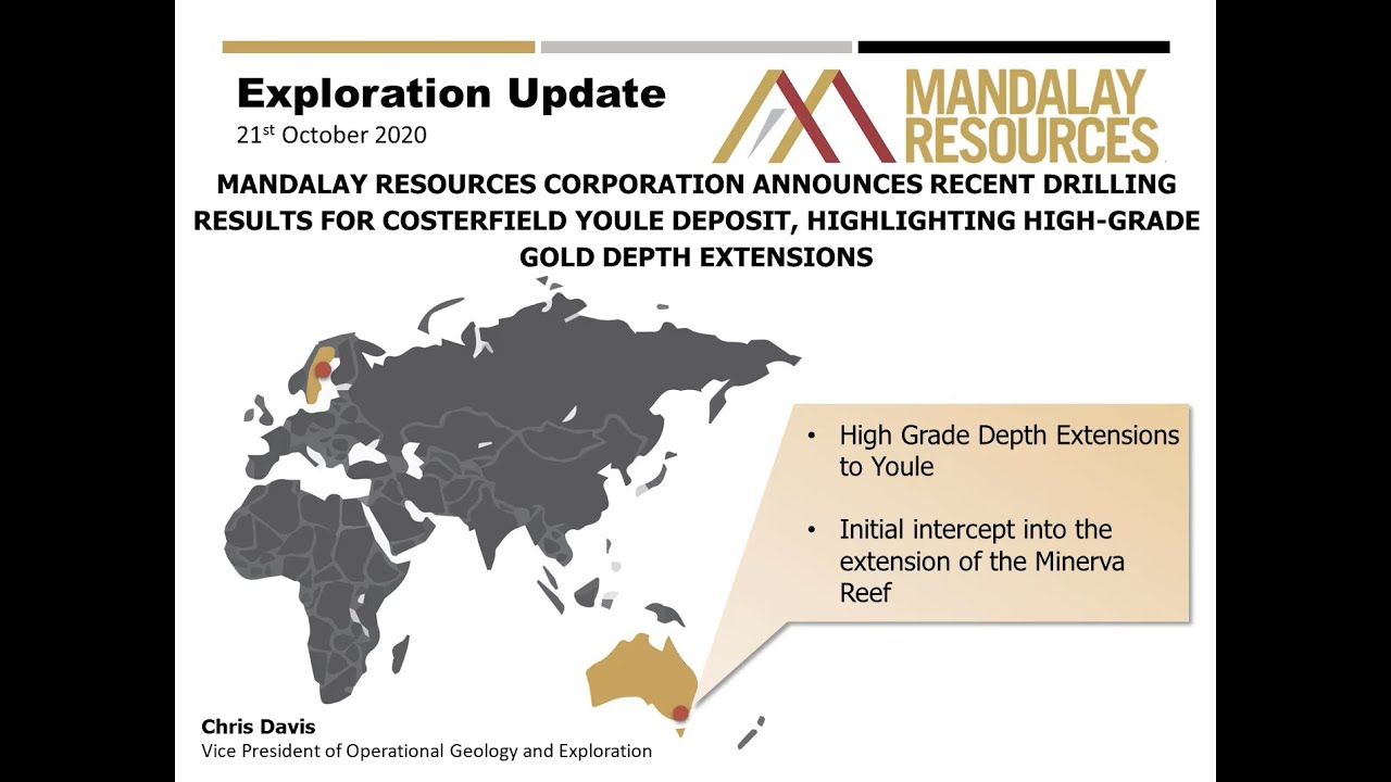 <span>21/10/2020</span><br>High-grade Gold Depth Extensions at Costerfield Youle Deposit