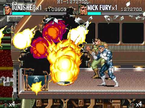 The Punisher - Arcade Longplay (2 Players: Punisher & Nick Fury)