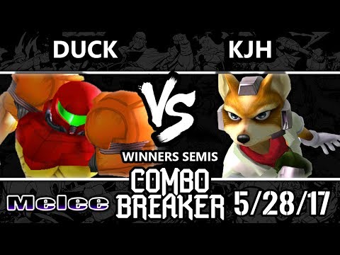 Combo Breaker 2017 Smash Melee - P1 | Duck (Samus) vs KJH (Fox) - SSBM WS