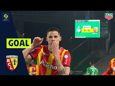 Goal Florian SOTOCA (20' pen - RC LENS) AS SAINT-ÉTIENNE - RC LENS (2-3) 20/21