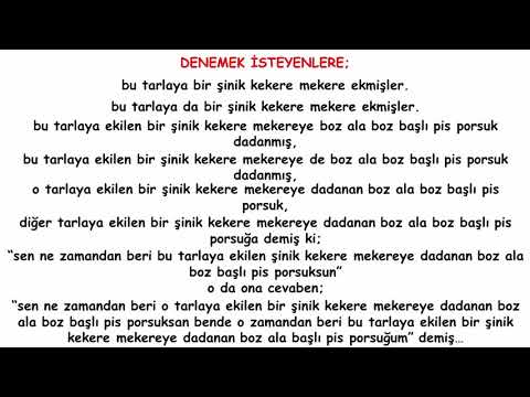 Zeki Müren ile Türkçe'nin En Uzun Tekerlemesi